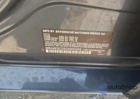 2016 BMW 328I из США, поврежденный, VIN WBA8E9C55GK603344